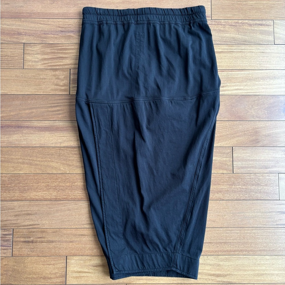 Rick Owens DRKSHDW drawstring skirt Black Soft Short Pillar Skirt - Picture 3 of 11